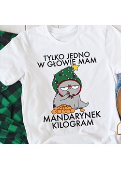 śmieszna męska koszulka Z MOTYWEM MANDARYNEK ze sklepu Time For Fashion w kategorii T-shirty męskie - zdjęcie 175637047