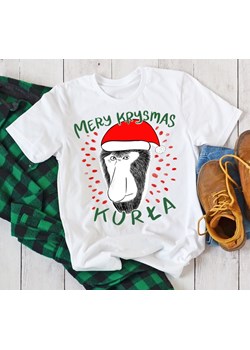 fajna koszulka męska na na święta z nosaczem - id: 134668 - marki Time For Fashion - 175637076 fajna koszulka męska na na święta z nosaczem ze sklepu Time For Fashion w kategorii T-shirty męskie - zdjęcie 175637076