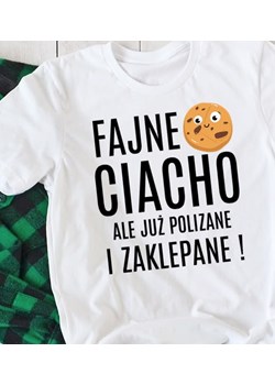 fajna koszulka męska na fajnie ciacho ale już polizane i zaklepane ze sklepu Time For Fashion w kategorii T-shirty męskie - zdjęcie 175637085