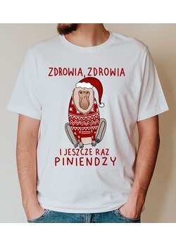 Koszulka męska ze świątecznym nadrukiem ze sklepu Time For Fashion w kategorii T-shirty męskie - zdjęcie 175637096