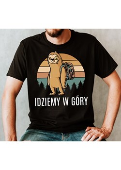 męska czarka koszulka w góry, koszulka z górami ze sklepu Time For Fashion w kategorii T-shirty męskie - zdjęcie 175637349