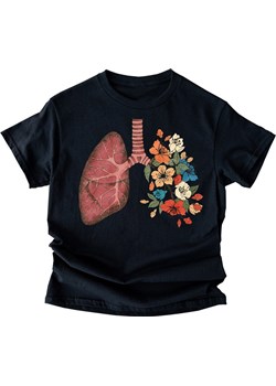 damska czarna koszulka anatomy1 ze sklepu Time For Fashion w kategorii Bluzki damskie - zdjęcie 175637538