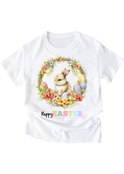 damska koszulka z zajączkiem na wielkanoc happyeaster1 ze sklepu Time For Fashion w kategorii Bluzki damskie - zdjęcie 175637595