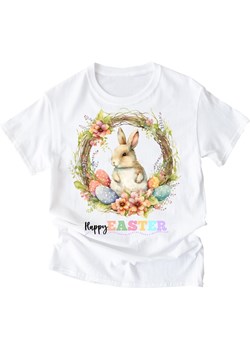 damska koszulka z zajączkiem na wielkanoc happyeaster4 ze sklepu Time For Fashion w kategorii Bluzki damskie - zdjęcie 175637598