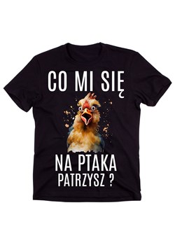 śmieszna męska koszulka CO MI SIĘ NA PATAKA PATRZYSZ ze sklepu Time For Fashion w kategorii T-shirty męskie - zdjęcie 175637627