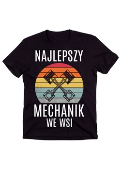 KOSZULKA NAJLEPSZY MECHANIK WE WSI ze sklepu Time For Fashion w kategorii T-shirty męskie - zdjęcie 175637766