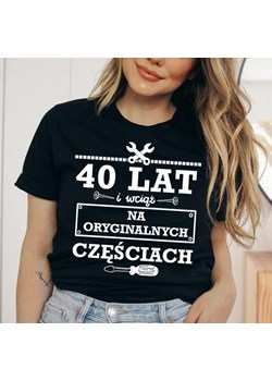 koszulka damska na 40 - 40 lat i wciąć na oryginalnych częściach ze sklepu Time For Fashion w kategorii Bluzki damskie - zdjęcie 175637786