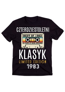 męska koszulka NA 40 URODZINY 1983 KLASYK ze sklepu Time For Fashion w kategorii T-shirty męskie - zdjęcie 175637825