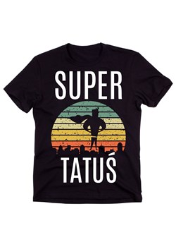 koszulka na dzień taty - super tatuś ze sklepu Time For Fashion w kategorii T-shirty męskie - zdjęcie 175638149