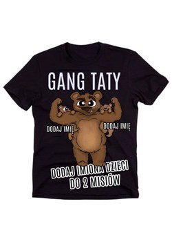 koszulka gang taty - 2 DZIECI - DODAJ IMIONA DO MISIÓW ze sklepu Time For Fashion w kategorii T-shirty męskie - zdjęcie 175638165