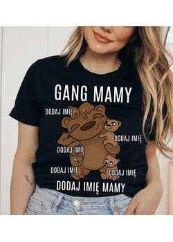 Koszulka na dzień mamy - gang mamy z piątką dzieci MISIE ze sklepu Time For Fashion w kategorii Bluzki damskie - zdjęcie 175638167