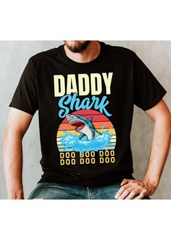 koszulka dla taty na dzień ojca daddy shark ze sklepu Time For Fashion w kategorii T-shirty męskie - zdjęcie 175638245