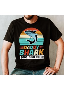 koszulka dla taty na dzień ojca daddy shark ze sklepu Time For Fashion w kategorii T-shirty męskie - zdjęcie 175638246