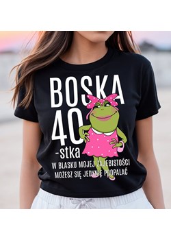 koszulka na 40 urodziny DLA KOBIETY - BOSKA 40 ze sklepu Time For Fashion w kategorii Bluzki damskie - zdjęcie 175638338