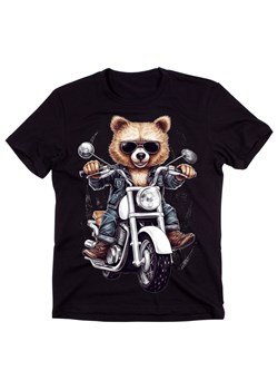 KOSZULKA DLA MOTOCYKLISTY Z MISIEM ze sklepu Time For Fashion w kategorii T-shirty męskie - zdjęcie 175638425