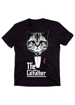 KOSZULKA męska cat father ze sklepu Time For Fashion w kategorii T-shirty męskie - zdjęcie 175638445