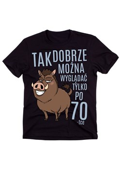 KOSZULKA NA 70 tak dobrze można wyglądać tylko po 70-tce ze sklepu Time For Fashion w kategorii T-shirty męskie - zdjęcie 175638617