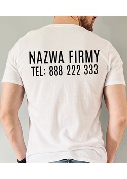 KOSZULKA FIRMOWA Z LOGO ze sklepu Time For Fashion w kategorii T-shirty męskie - zdjęcie 175638677