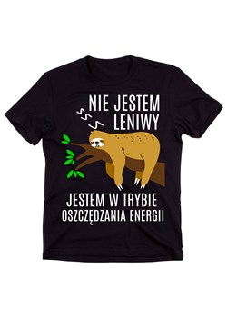 KOSZULKA MĘSKA NIE JESTEM LENIWY ze sklepu Time For Fashion w kategorii T-shirty męskie - zdjęcie 175638907