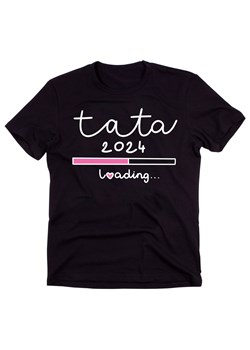 Koszulka dla przyszłego taty dziewczynki tata 2024 loading ze sklepu Time For Fashion w kategorii T-shirty męskie - zdjęcie 175638925