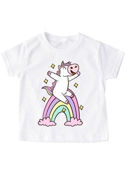 koszulka z unicornem dla dziewczynki ze sklepu Time For Fashion w kategorii Bluzki dziewczęce - zdjęcie 175638957