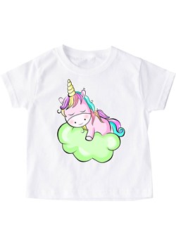 dziecięca koszulka dla dziewczynki Z UNICORNEM PONY8 ze sklepu Time For Fashion w kategorii Bluzki dziewczęce - zdjęcie 175638995