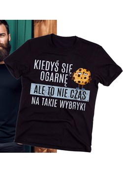 KOSZULKA CODZIENIE KIEDYŚ SIĘ OGARNĘ ze sklepu Time For Fashion w kategorii T-shirty męskie - zdjęcie 175639099