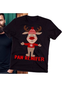 Męska koszulka z reniferem pan renifer ze sklepu Time For Fashion w kategorii T-shirty męskie - zdjęcie 175639198
