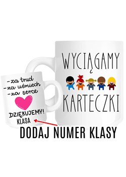 KUBKI NA DZIEŃ NAUCZYCIELA - DODAJ NUMER KLASY ze sklepu Time For Fashion w kategorii Kubki - zdjęcie 175639269