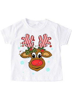 Koszulka z reniferkiem dla dziecka santa59 ze sklepu Time For Fashion w kategorii Bluzki dziewczęce - zdjęcie 175639345
