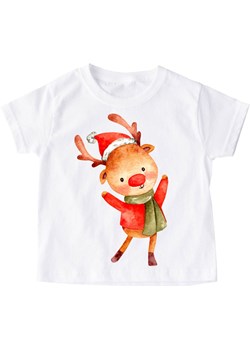 Koszulka z reniferkiem dla dziecka santa82 ze sklepu Time For Fashion w kategorii Bluzki dziewczęce - zdjęcie 175639406