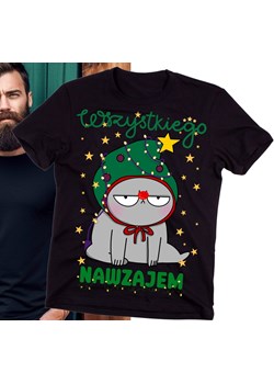 Męska koszulka pod choinkę prezent mikolajki78 wszystkiego nawzajem ze sklepu Time For Fashion w kategorii T-shirty męskie - zdjęcie 175639756