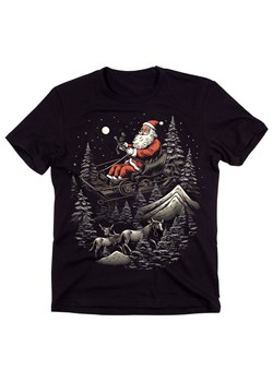 Męska koszulka z mikołajem santa81 ze sklepu Time For Fashion w kategorii T-shirty męskie - zdjęcie 175639765