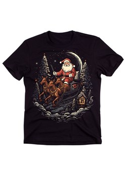 Męska koszulka z mikołajem santa82 ze sklepu Time For Fashion w kategorii T-shirty męskie - zdjęcie 175639766