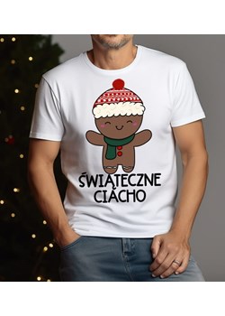 Męska świąteczna koszulka na prezent pod choinkę ze sklepu Time For Fashion w kategorii T-shirty męskie - zdjęcie 175639875