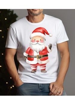 Męska koszulka z mikołajem SANTA91 ze sklepu Time For Fashion w kategorii T-shirty męskie - zdjęcie 175639886