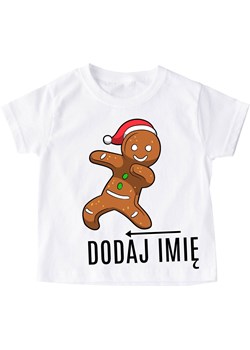 Koszulka z imieniem na mikołajki dla dziecka ze sklepu Time For Fashion w kategorii Bluzki dziewczęce - zdjęcie 175640265
