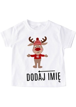 Koszulka z imieniem na mikołajki dla dziecka ze sklepu Time For Fashion w kategorii Bluzki dziewczęce - zdjęcie 175640266