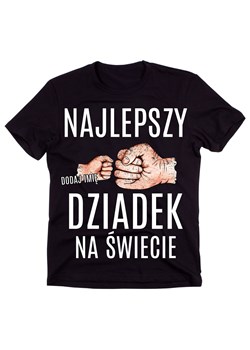 Koszulka NAJLEPSZY DZIADEDEK NA ŚWIECIE - DODAJ IMIĘ 1 WNUCZKA/WNUCZKI ze sklepu Time For Fashion w kategorii T-shirty męskie - zdjęcie 175640356