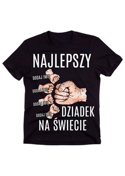 Koszulka NAJLEPSZY DZIADEK NA ŚWIECIE - DODAJ IMIONA 4 WNUCZĄT ze sklepu Time For Fashion w kategorii T-shirty męskie - zdjęcie 175640357