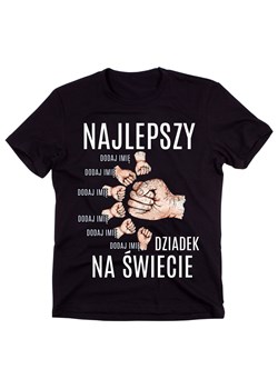 Koszulka NAJLEPSZY DZIADEK NA ŚWIECIE - DODAJ IMIONA 6 WNUCZĄT ze sklepu Time For Fashion w kategorii T-shirty męskie - zdjęcie 175640359