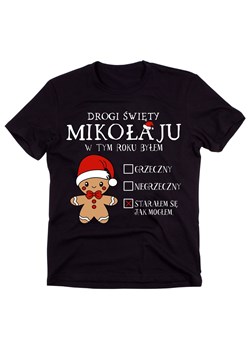 Śmieszna koszulka NA MIKOŁAJKI DLA CHŁOPAKA ze sklepu Time For Fashion w kategorii T-shirty męskie - zdjęcie 175640375