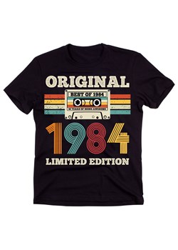 Koszulka na 40 urodziny męska czarna ORIGINAL 1984 ze sklepu Time For Fashion w kategorii T-shirty męskie - zdjęcie 175640426