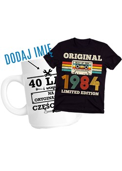 ZESTAW NA 40 URODZINY - KOSZULKA PLUS KUBEK Z IMIENIEM ze sklepu Time For Fashion w kategorii T-shirty męskie - zdjęcie 175640516