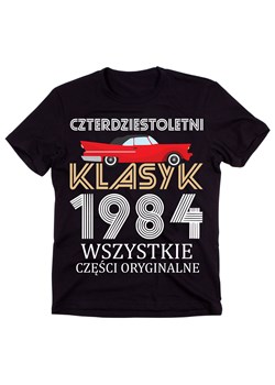 KOSZULKA NA 40 URODZINY MĘSKA KLASYK 1984 ze sklepu Time For Fashion w kategorii T-shirty męskie - zdjęcie 175640527