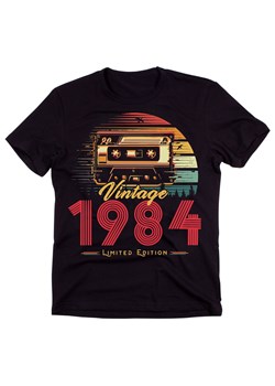 MĘSKA koszulka na czterdziestkę vintage 1983 z kasetą ze sklepu Time For Fashion w kategorii T-shirty męskie - zdjęcie 175640535