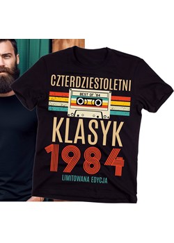 KOSZULKA NA 40 NA CZTERDZIESTKĘ CZTERDZIESTOLETNI KLASYK ze sklepu Time For Fashion w kategorii T-shirty męskie - zdjęcie 175640558