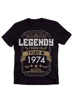 męska Koszulka na 50 LEGENDY 1974 ze sklepu Time For Fashion w kategorii T-shirty męskie - zdjęcie 175640689