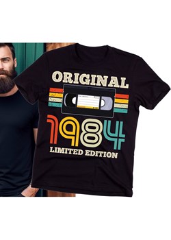 męska koszulka na 40 urodziny ROCZNIK 1984 ze sklepu Time For Fashion w kategorii T-shirty męskie - zdjęcie 175640899