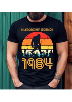 męska koszulka na 40 urodziny NARODZINY LEGEDNY 1984 ze sklepu Time For Fashion w kategorii T-shirty męskie - zdjęcie 175641118